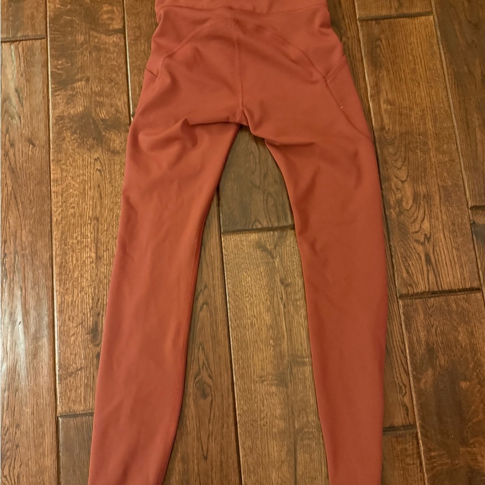 Lululemon High-Waisted Rust Leggings - Picture 2 of 5